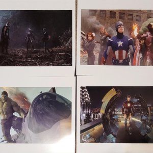 NWOT 4 Disney Store Presale Lithographs THE AVENGERS 2012 10x14